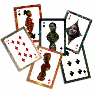 A set of cards from the "Mamas Benz" series, signed, stamped, numbered to 300 copies