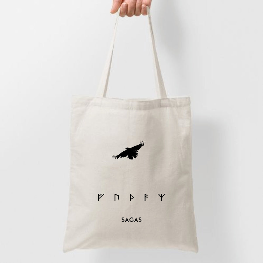 Le Tote Bag SAGAS original 100% coton naturel 140g/m2