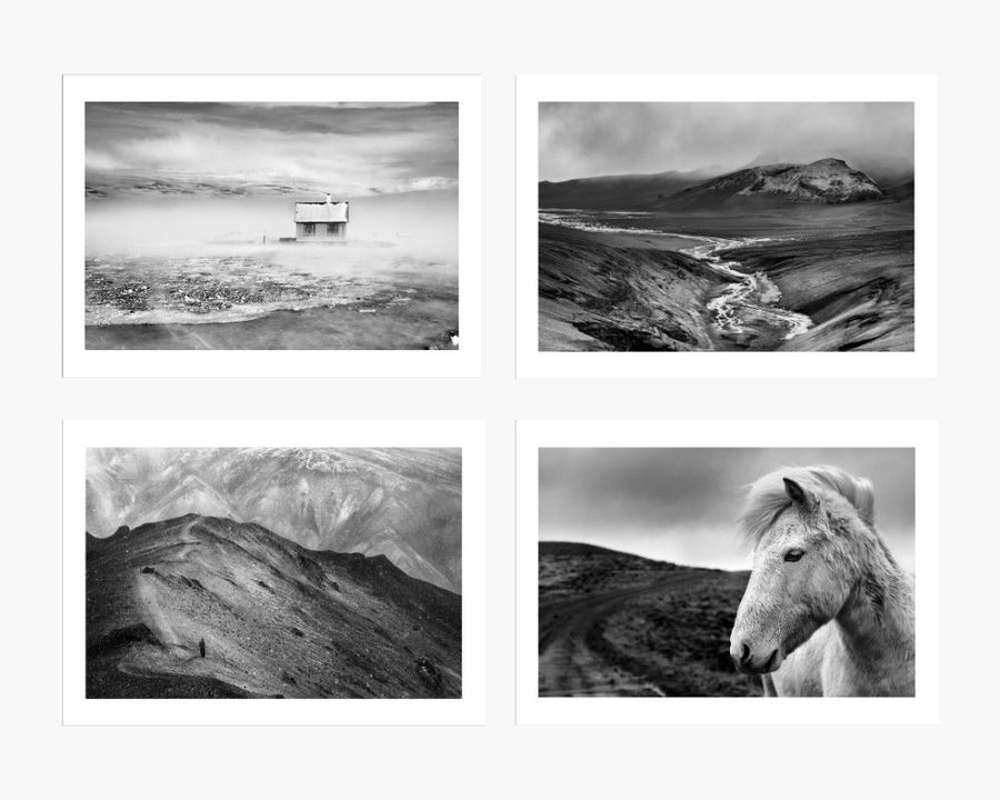 4 cartes postales format 13x18 cm