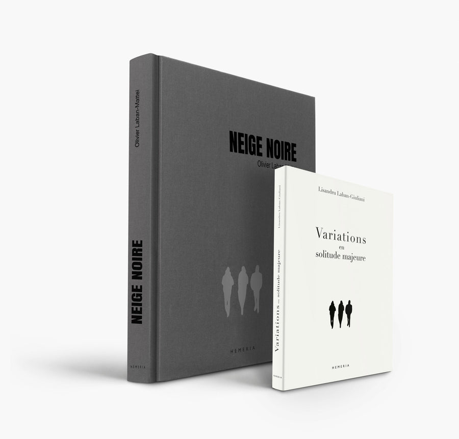 Le livre photographique Neige Noire + le roman Variations en solitude majeure